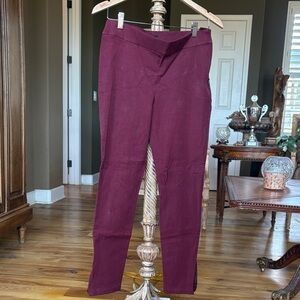 WHBM The Legging Elegant Burgundy Women's Pants